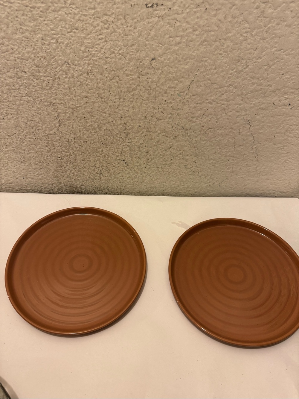 New Hearth & Hand Terracotta Brown Ceramic Plates - 8.5” Set of 2 G27